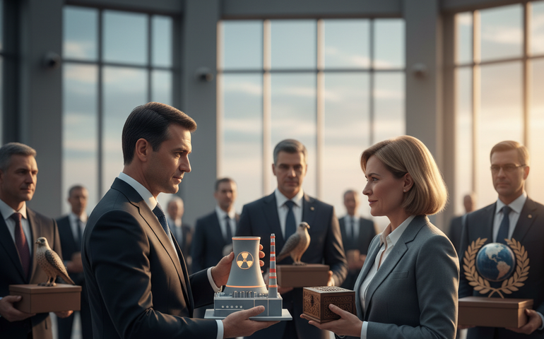 Época de presentes no palco mundial
