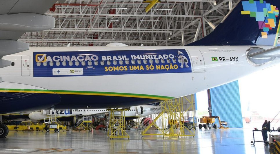 aviao_azul_vacina_india.jpeg / Foto: Agência Brasil