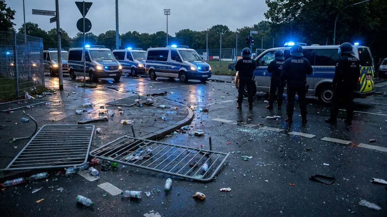 Confrontos em jogo da Copa da Alemanha deixam 85 feridos, entre eles 35 policiais, afirmam autoridades