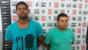 dupla presa com cocaína / Foto: SSP/SE