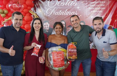Prefeitura de Campo Alegre faz a distribuição de 3.500 cestas básicas e 3.500 frangos garantindo mesa farta na ceia de Natal
