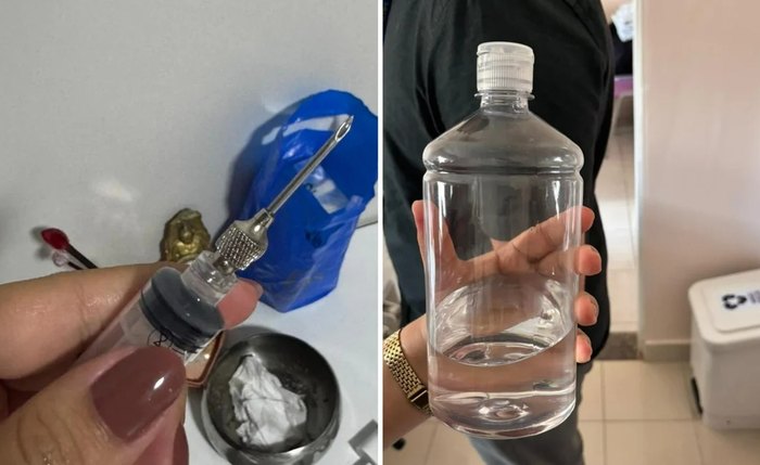 Material encontrado pela fiscalização