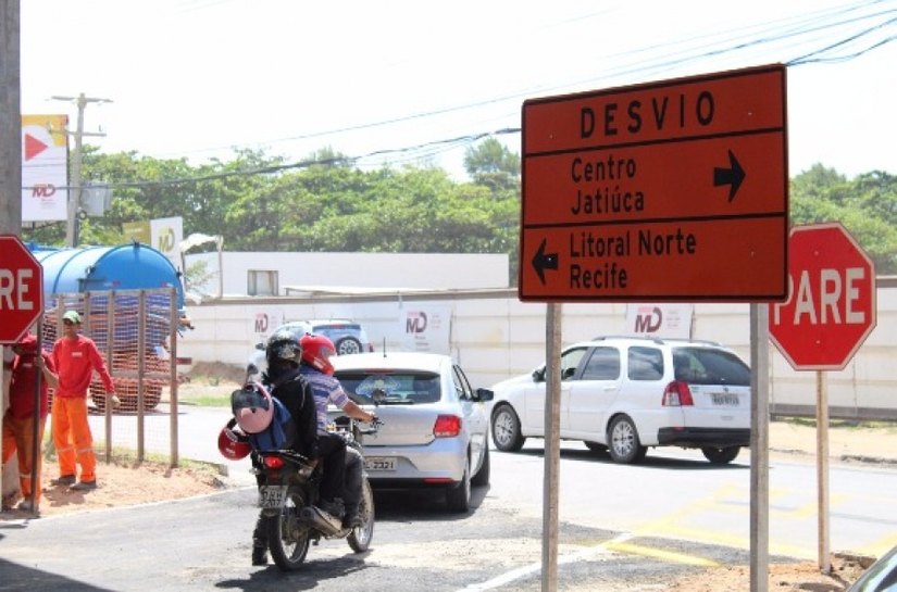 Desvio de tráfego na AL-101 Norte sofrerá nova alteração a partir de quinta