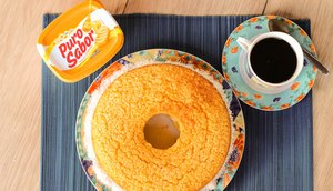 bolo de cuscuz / Foto: Puro Sabor 
