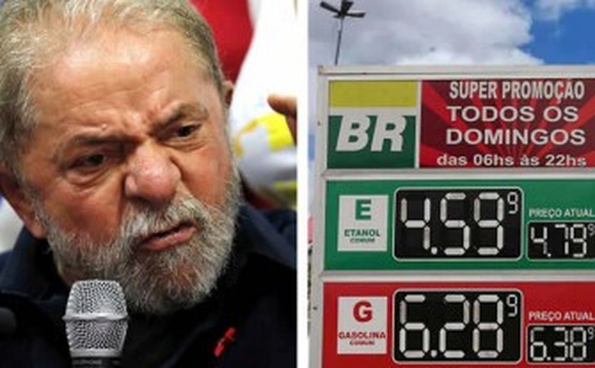 Lula vai à Justiça contra decreto de Bolsonaro que obriga postos a exibir preço dos combustíveis