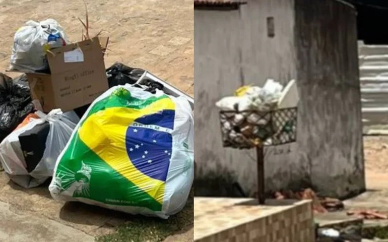 Coleta de lixo segue paralisada em Palmeira dos Índios e população reclama de mau cheiro e falta de explicações