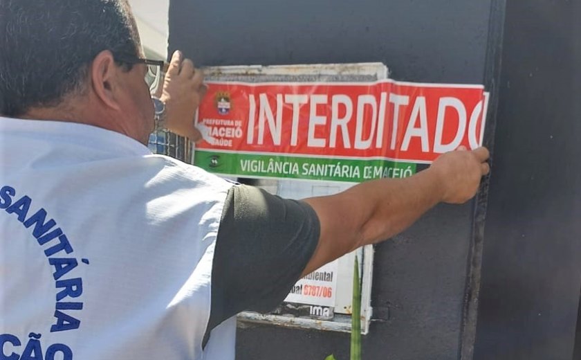 Vigilância Sanitária de Maceió interdita clínica veterinária no bairro Jaraguá