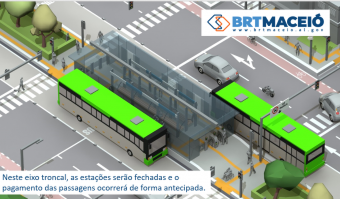 Maceió implantará o sistema BRT de transporte a partir de abril. JHC não é Biu