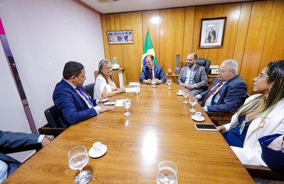 Prefeita Tia Júlia garante apoio para novos investimentos em Palmeira dos Índios na Serfi de Brasília