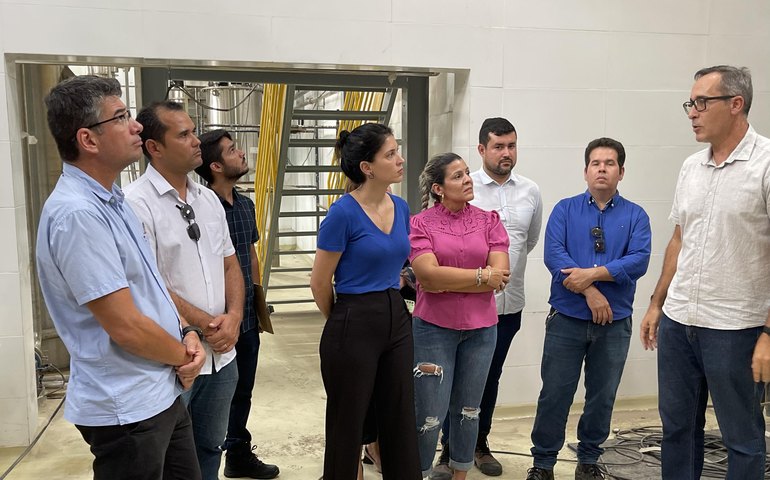 Obras da fábrica de leite em pó avançam no município de Batalha