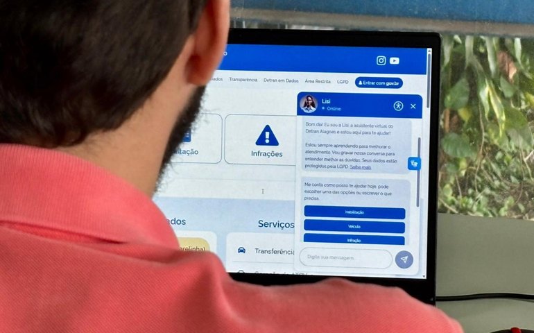 Com assistente virtual, Detran Alagoas inova e se aproxima do cidadão com atendimento on-line