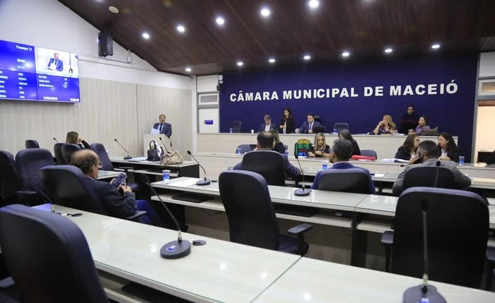 Plenário da Câmara de Vereadores de Maceió
