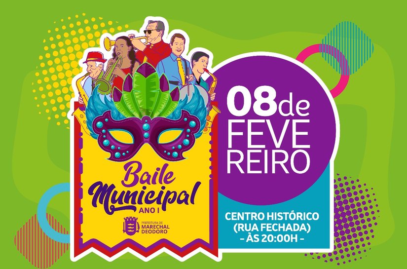 Baile Municipal abre a programação do Carnaval da Terra do Frevo das Alagoas