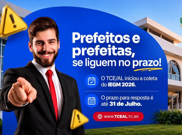 Prazo para preenchimento do IEGM 2026 termina em 31 de julho