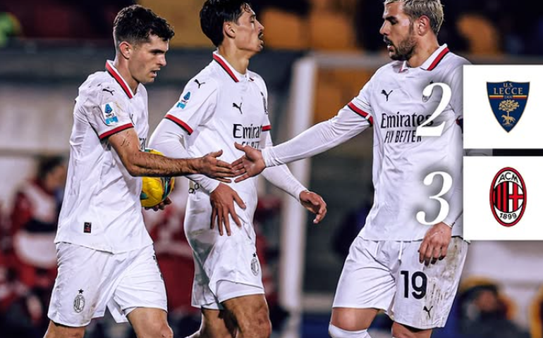 Milan vira contra o Lecce, volta a vencer e evita marca negativa de quase 40 anos no Italiano