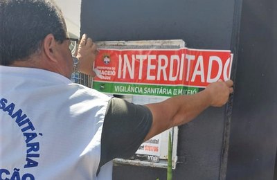 Vigilância Sanitária de Maceió interdita clínica veterinária no bairro Jaraguá