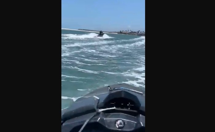 Perseguição de jetski