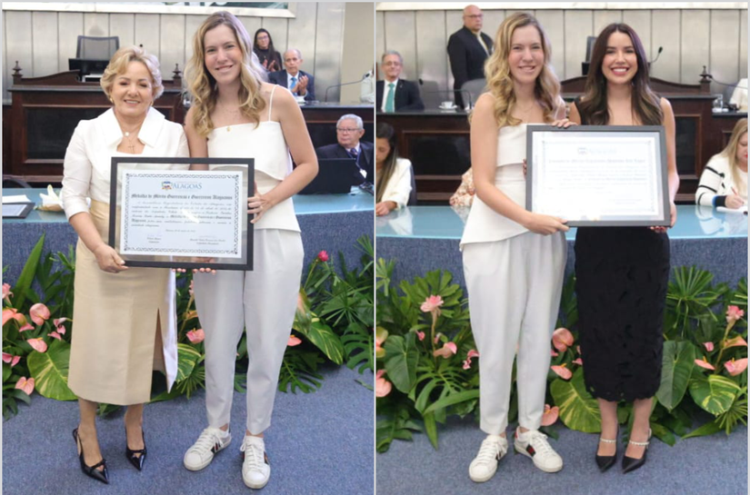 Secretária de Turismo e presidente do Instituto Dr. Adamastor são homenageadas