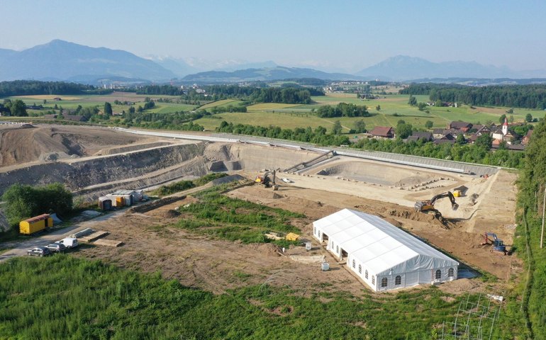 Parede romana de 2.000 anos é descoberta em pedreira suíça e pode indicar vila ou templo da época de César