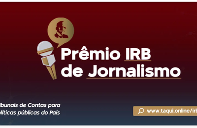 Terminam nesta quarta (1) as inscrições para o I Prêmio IRB de Jornalismo