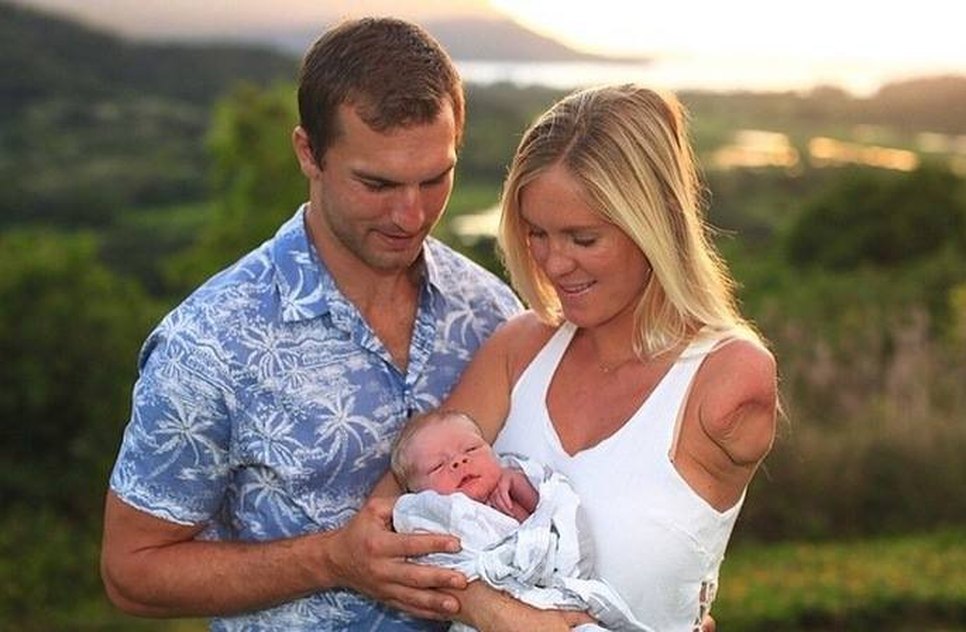 Bethany Hamilton e sua família - Foto: Divulgação