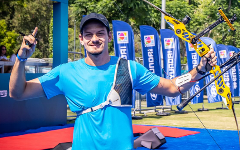 Marcus D'Almeida conquista o título da etapa de Antália da Copa do Mundo de Tiro com Arco