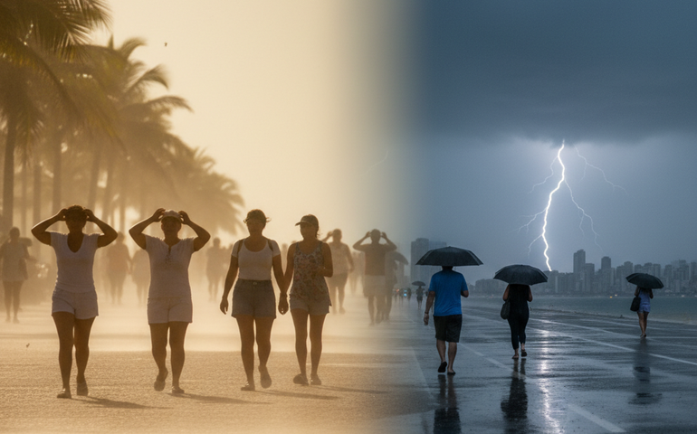 Onda de calor persiste no Brasil apesar de frente fria; veja até quando