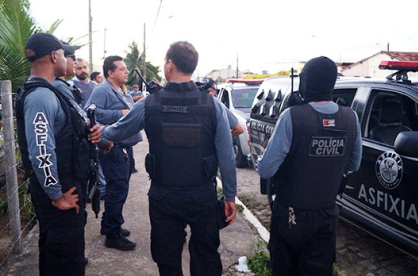 Polícia Civil utiliza mais de 300 policiais durante operação em Maceió