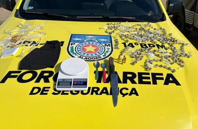 PM apreende mais de meio quilo de drogas em ações no interior