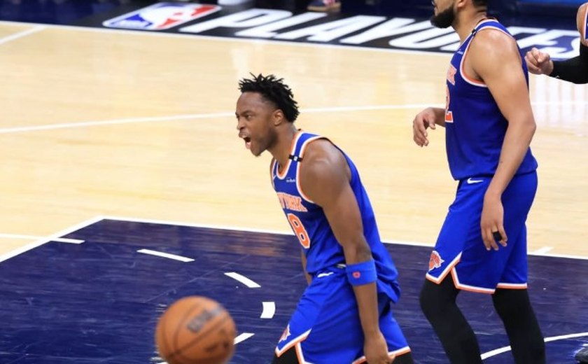 Knicks superam Pacers com reação incrível e vencem a 1ª nas finais da Conferência Leste na NBA
