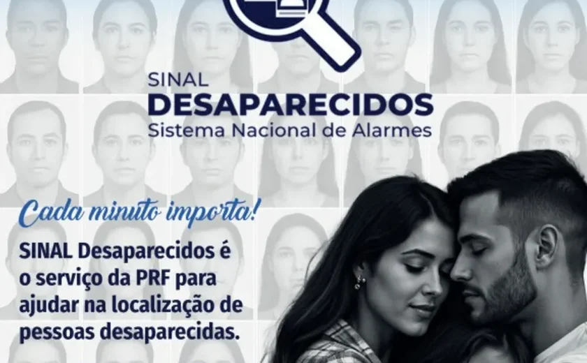 PRF lança sistema nacional para acelerar buscas por desaparecidos em Alagoas