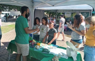 Crianças atendidas no Cras Dom Adelmo Machado participam de atividades do Dia Mundial do Meio Ambiente