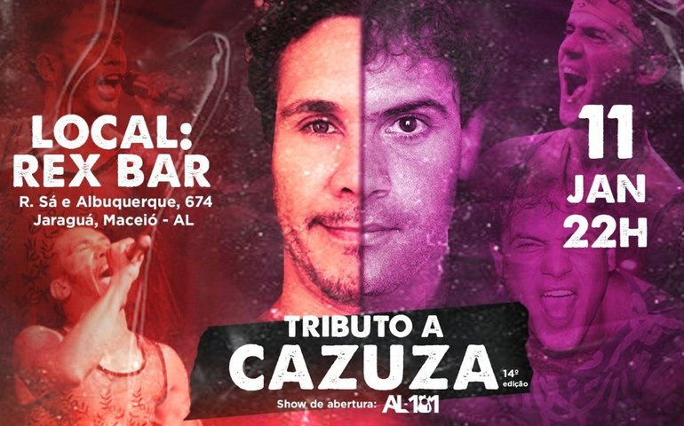 14º tributo a Cazuza: a volta do tributo que marcou uma geração em Alagoas