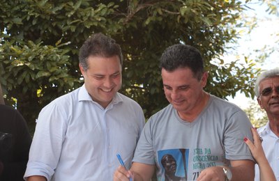 Prefeito Kil e Renan Filho assinam ordem de serviço para o acesso à Serra da Barriga