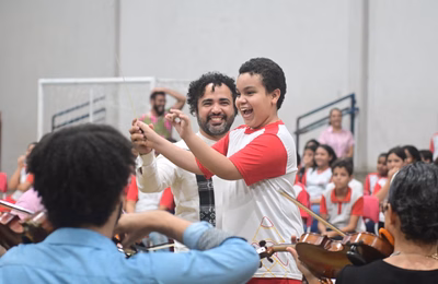 Alunos da rede municipal de ensino de Penedo participam de imersão com a Filarmônica de Alagoas