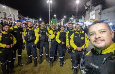 Palmeira faz reforço na segurança e no trânsito de Quebrangulo com ações da Guarda Municipal e SMTT