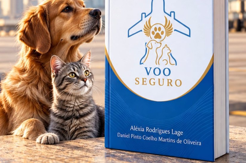 Livro “Voo Seguro” será lançado na ExpoVet 2026 e propõe novo olhar sobre o transporte aéreo de cães e gatos