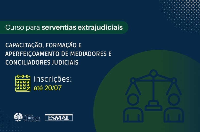 Curso de mediação e conciliação para serventias extrajudiciais está com inscrições abertas