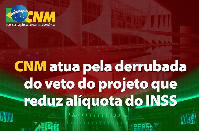 União veta artigo que reduz contribuição do RGPS e traria economia de R$ 11 bi anuais