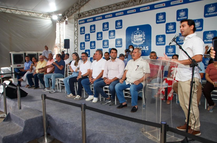 Rodrigo Valença pede reabertura da Usina Laginha em ato com a presença do governador Paulo Dantas