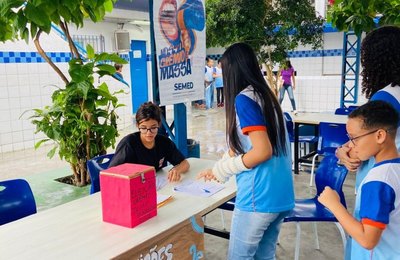 Eleições de Grêmios Estudantis fortalece protagonismo de alunos em escolas da rede municipal de Maceió