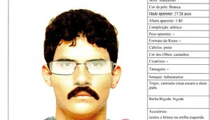 Retrato falado foi elaborado com técnica papiloscópica avançada / Foto: Reprodução: SSP/SE