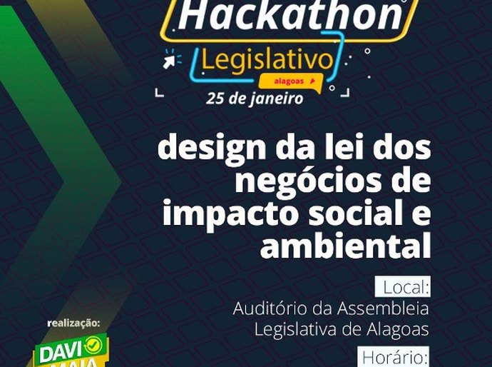 Hackathon Legislativo irá construir Projeto de Lei dos Negócios de Impacto Social e Ambiental