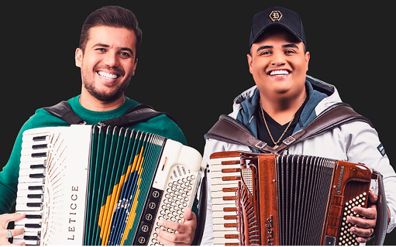 Luan e Tarcísio unem as sanfonas no forró “Vanessa”