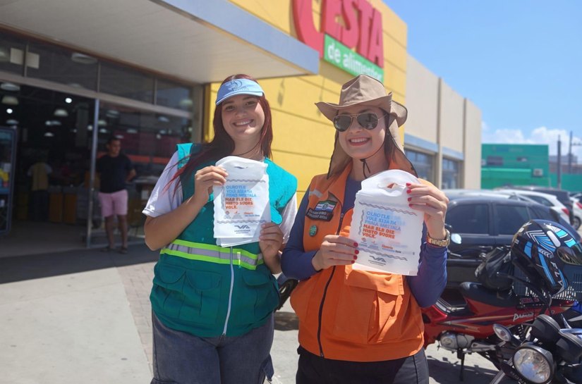 Alurb e Defesa Civil de Maceió realizam conscientização para o descarte correto no período chuvoso