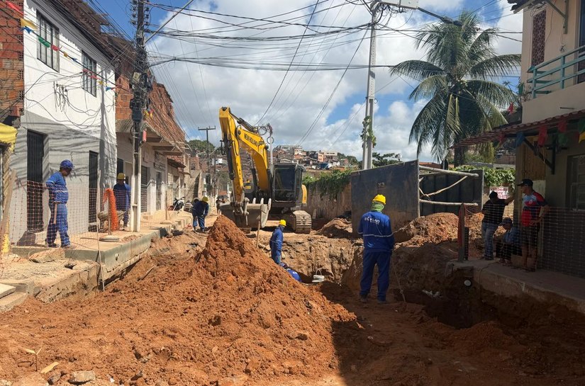 Obra de macrodrenagem da Grota do Ipanema avança e alcança 73% de execução