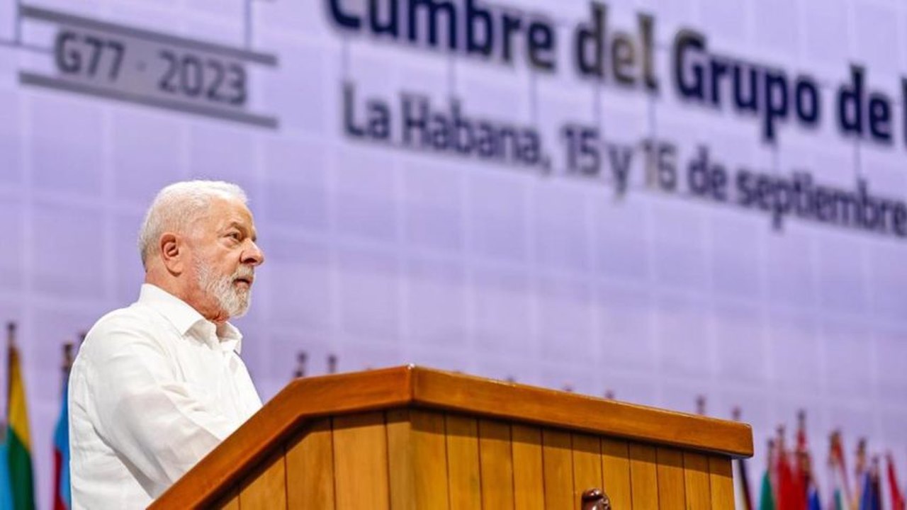 No G77, Lula critica embargo a Cuba e cobra países ricos por 'dívida histórica' com aquecimento global