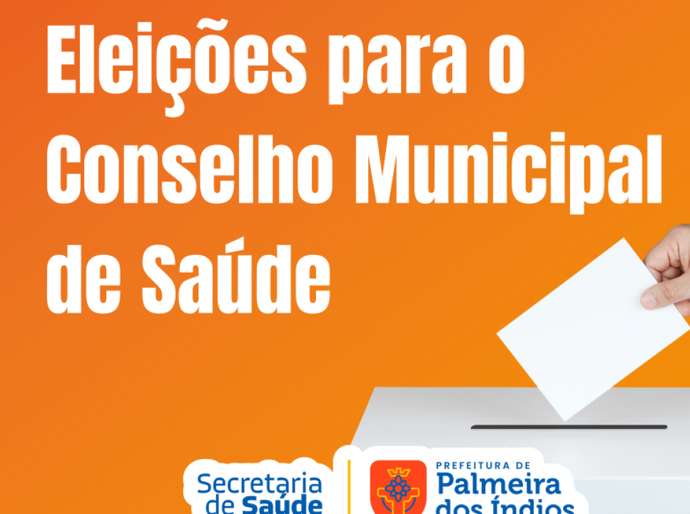Inscrições para novos conselheiros de Saúde de Palmeira encerram nesta quarta (15); eleição será na quinta, dia 16