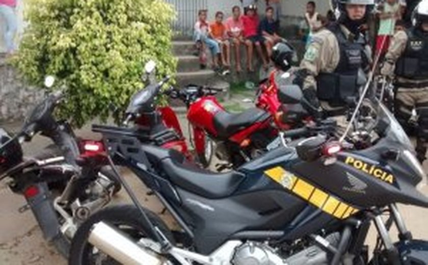 Operação da PRF resulta na prisão de seis pessoas e apreensão de motos