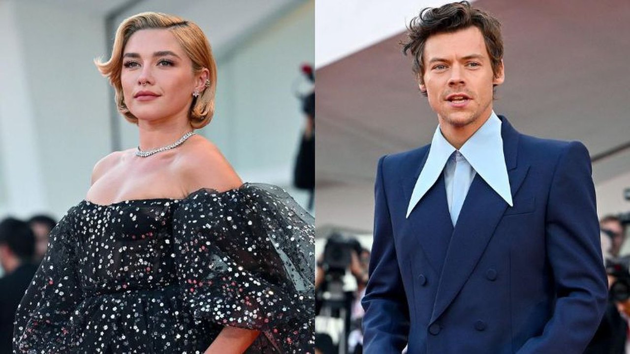 Harry Styles e Florence Pugh se beijaram nos bastidores de filmagem, diz jornal